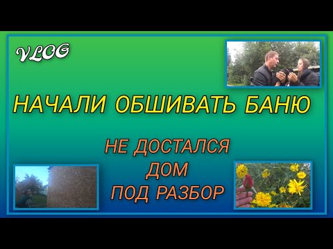 Видео: 🍒 Нам не достался дом под разбор, привезли бесплатный утеплитель и купили ОСП/ Обшили стену бани 