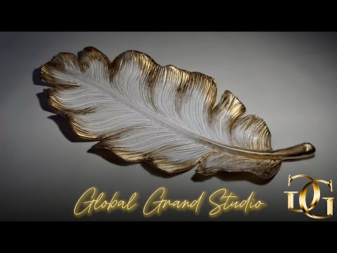 Видео: Сделай сам НЕВЕРОЯТНОЕ Блюдо "Лист" из глины