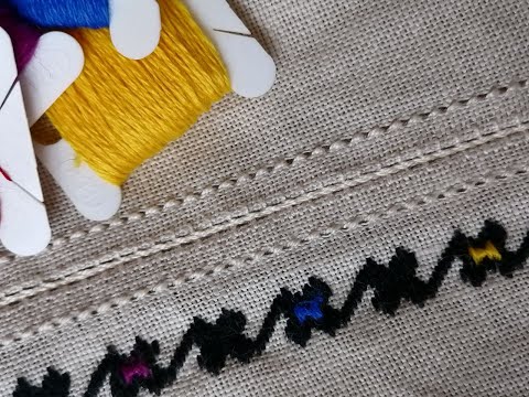 Видео: Змережування ( як змережити легко та швидко). Вишивка. Hand embroidery.