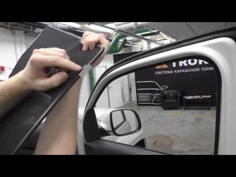 Видео: Установка шторок Трокот на переднюю дверь Амарок