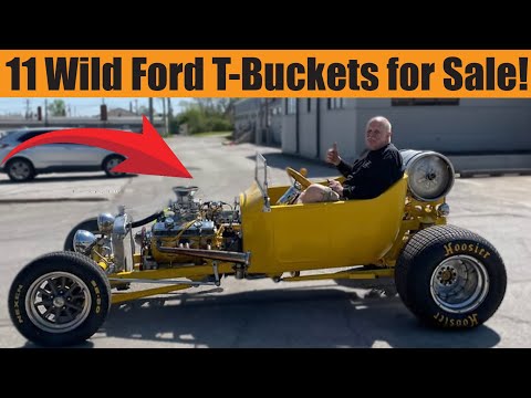 Видео: Продаётся Ford T-Bucket Hot Rod 1923 года! Классические модели V8 и SBC | Находки на рынке США