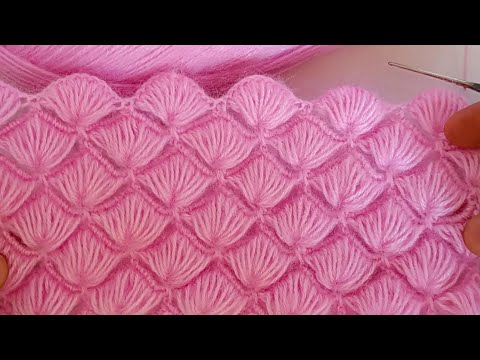 Видео: Стоит связать эту модель! Очень красивый и нежный шов! узор крючком