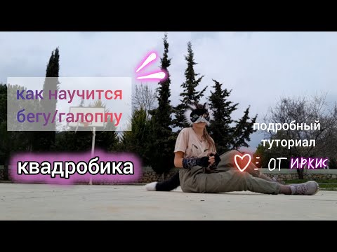 Видео: Подробный туториал на бег/галоп!💗🐾✨ КВАДРОБИКА/всё подробно от ИРКИС🌿❤