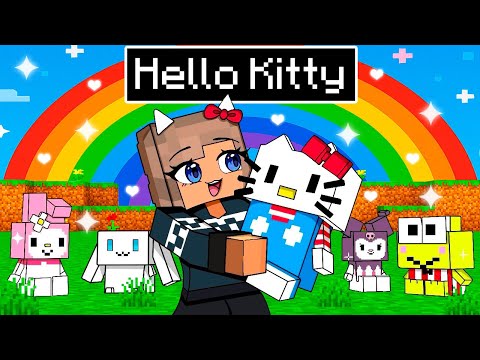Видео: Майнкрафт, но Я ВЫЖИВАЮ В МИРЕ HELLO KITTY!