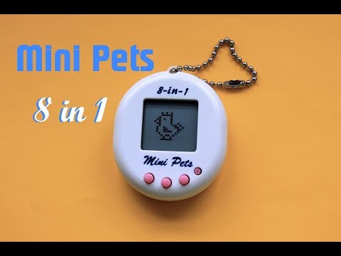 Видео: Mini Pets 8-in-1 Review | Тамагочи Мини Петс 8 в 1