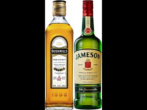 Видео: Сравнение Whiskey Bushmills Original  с Whiskey Jameson