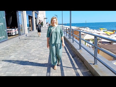 Видео: Адлер 27.06.2025г/Добрались/Погода и вода🔥/ Пообедали в столовой Гранат