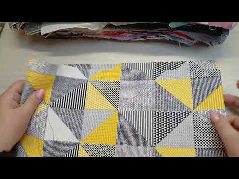 Видео: Распаковка тканей из интернет магазина "Магнатекс" Лоскут 20см на 40см. и косая бейка.