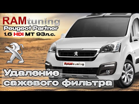 Видео: Peugeot Partner: удаление сажевого фильтра, отключение клапана ЕГР, увеличение мощности +20%