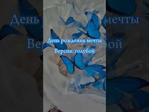 Видео: День рождения мечты 💙 Версия голубой #выбирашки #vs #выбери #голубой #деньрождения