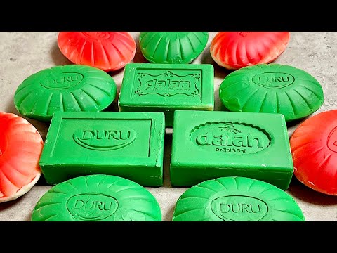 Видео: Dry painted soap ASMR soap cutting Резка крашенного мыла АСМР