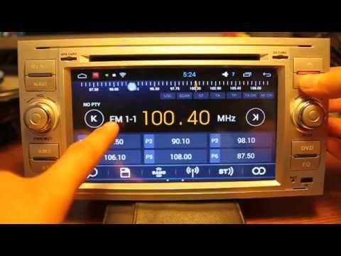 Видео: Штатная автомагнитола Witson Ford Kuga, Focus, Fiesta, Fusion (W2-F9488F) Android
