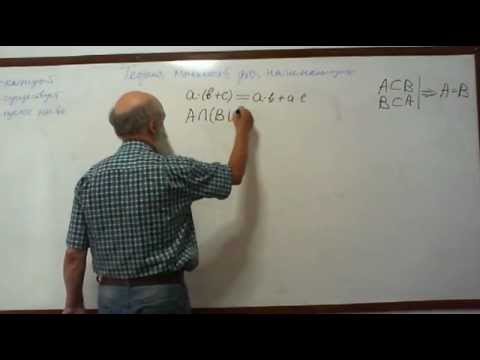 Видео: Теория множеств  Лекция 1 Часть 4