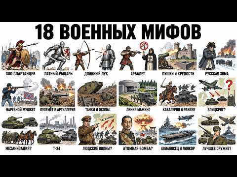 Видео: Разбор Самых Опасных Военных Мифов В Которые До Сих Пор Все Верят
