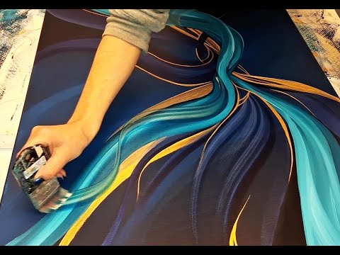 Видео: Большие мазки и тонкие линии — самые большие и самые маленькие кисти