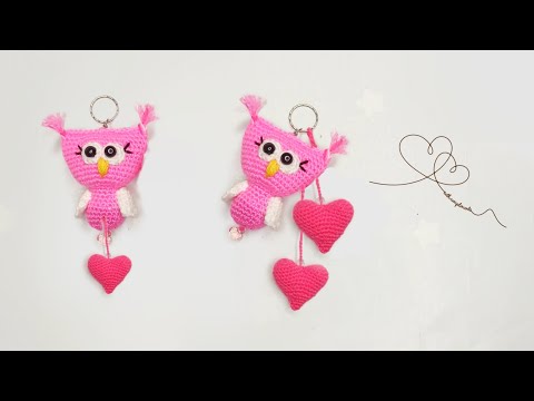 Видео: 🦉Эти СОВЫ покорили СЕРДЦА всех РУКОДЕЛЬНИЦ !🦉Как связать брелок крючком