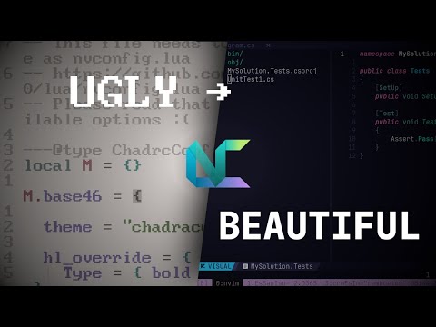 Видео: Ваш терминал: от уродливого к прекрасному | NvChad, Kitty