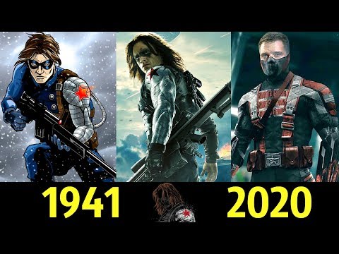 Видео: Зимний Солдат - Эволюция (1941 - 2020) ! Все Появления Баки Барнса !