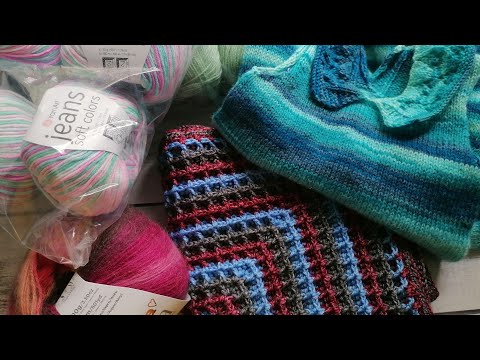 Видео: Небольшие продвижения и новая пряжа#вышивкакрестиком #вязаниебезграниц #knitting 