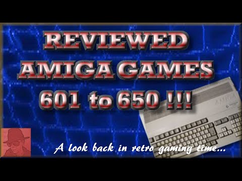 Видео: Обзор игр AMIGA 601 - 650 - Индекс игр Amiga, обзоры которых были сделаны на канале!!
