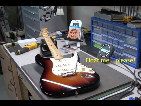 Видео: Как настроить Fender Stratocaster с плавающим тремоло: струны, прогиб грифа и интонация