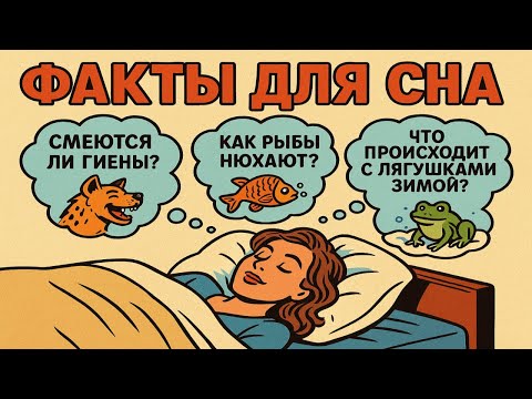 Видео: Факты для сна, чтобы быстро уснуть: Удивительные знания перед сном