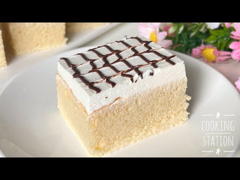 Видео: Ванильный БИСКВИТ, который тает во рту! Влажный, пушистый ванильный торт