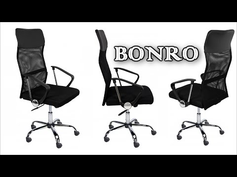 Видео: Комп'ютерне крісло BONRO! Чесний огляд бюджетного комп'ютерного крісла фірми BONRO!