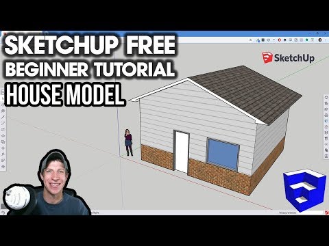 Видео: НАЧАЛО РАБОТЫ с SketchUp Free — Урок 2 — Создание модели дома