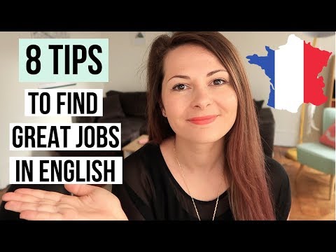 Видео: Как найти работу во Франции для англоговорящих специалистов | Работа во Франции для англоговорящи...