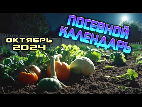 Видео: Агрогороскоп Октябрь 2024: Лунный посевной календарь для сада и огорода.