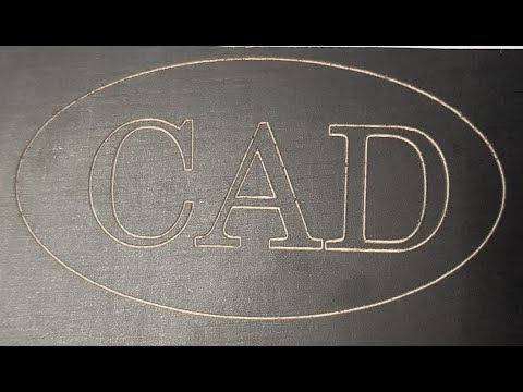 Видео: FreeCAD.#119. Верстак CAM. Гравировка текста, третий способ