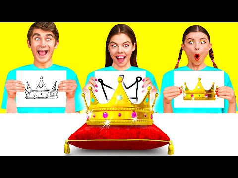 Видео: Кто Лучше Нарисует Предмет, Получит Его Челлендж от AZaZa Challenge