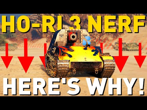 Видео: Почему они ослабляют Ho-Ri 3 в World of Tanks!
