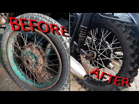 Видео: ПРОХОДИМЕЦ #1. Восстановление колёс мотоцикла "Урал" / Restoring the wheels of a motorcycle "Ural".