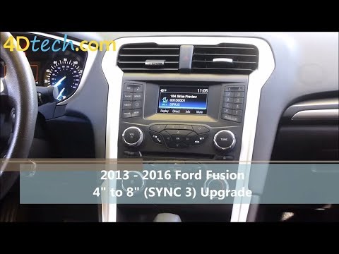 Видео: Модернизация с 4" до 8" с SYNC 3 | Ford Fusion 2013–2020
