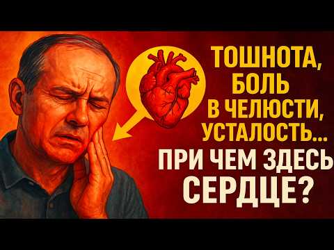 Видео: Тошнота, боль в челюсти, усталость... При чём здесь СЕРДЦЕ? 😲