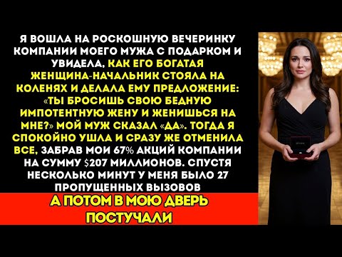 Видео: На роскошной вечеринке моего мужа его босс сделал ему предложение — поэтому я ушла с $207 миллиона