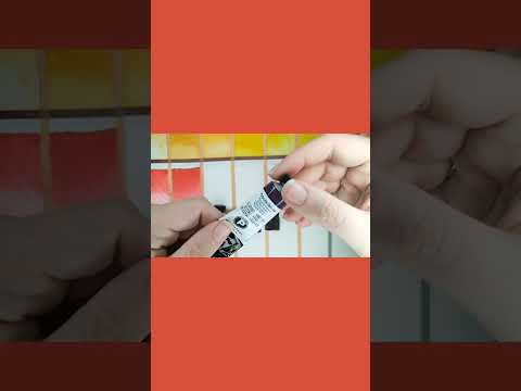 Видео: Обзор-сравнение красок от Daniel Smith часть вторая (Quinacridone Coral, Naphthamide Maroon)