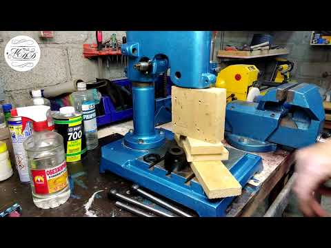Видео: Сверлильный станок НС-Ш, реставрация, ч. 2
