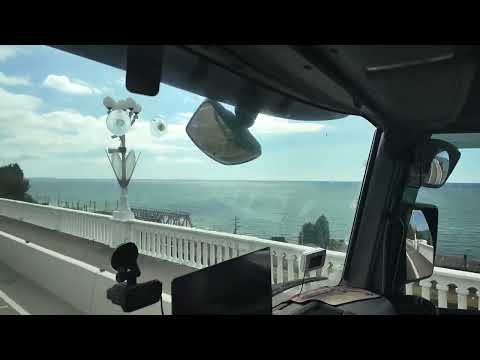 Видео: ✅ Часть 3  Выезжаем из Сочи!!! Горные серпантины курортных городков!!!