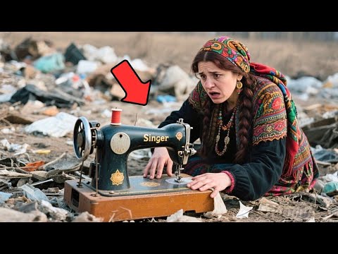 Видео: Цыганка нашла на свалке старую швейную машинку — и прикосновение изменило всё