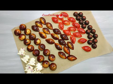 Видео: Шоколадные конфеты в домашних условиях | Корпусные конфеты + начинка | Bonbons | LoveCookingRu