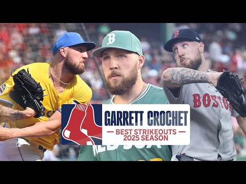 Видео: Лучшие страйкауты Гаррета Крочета в сезоне Red Sox 2025 года