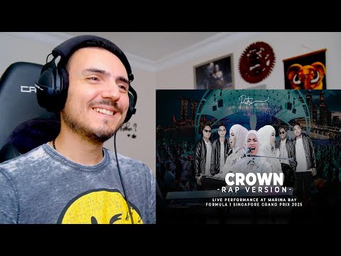 Видео: Реакция PUTRI ARIANI - CROWN (F1 SINGAPORE LIVE PERFORM)