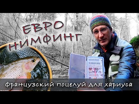 Видео: Французская нимфа | Школа нахлыста | Ловля хариуса на мушку | Euro nymphing