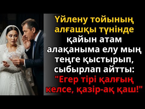 Видео: Әсерлі әңгіме: алғашқы түнде қайын атам 50 мың теңге ұстатып сыбырлады “Егер өмір сүргің келсе, қаш!