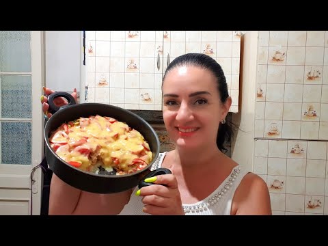 Видео: В Прямом Эфире! Готовим Пиццу в Сковороде!🍕🧀🌮