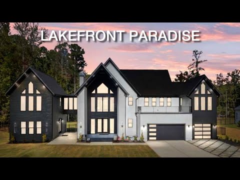 Видео: Ультра-роскошный рай на берегу озера | Панорамный бассейн | Захватывающие виды | Апартаменты для ...