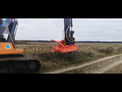 Видео: дисковый мульчер